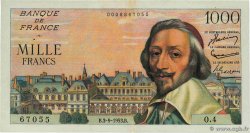 1000 Francs RICHELIEU FRANCE 1953 F.42.02 SUP+