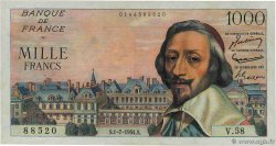 1000 Francs RICHELIEU FRANCE 1954 F.42.06