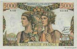 5000 Francs TERRE ET MER FRANCE 1953 F.48.08