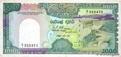 1000 Rupees SRI LANKA 1987 P.101a