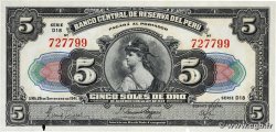 5 Soles PERU 1941 P.066Aa