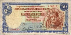 50 Pesos URUGUAY 1939 P.038b