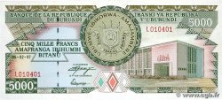 5000 Francs BURUNDI 1997 P.40