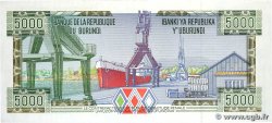 5000 Francs BURUNDI 1997 P.40 XF