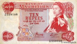 10 Rupees MAURITIUS 1967 P.31c