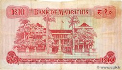 10 Rupees MAURITIUS 1967 P.31c F