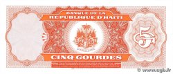 5 Gourdes HAÏTI 1985 P.241a AU
