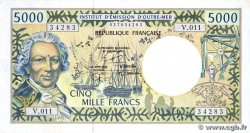 5000 Francs FRENCH PACIFIC TERRITORIES 2003 P.03g F+