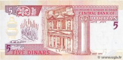 5 Dinars JORDANIEN 1997 P.30b fVZ