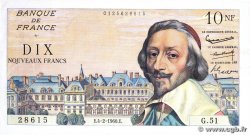 10 Nouveaux Francs RICHELIEU FRANCE 1960 F.57.05 TTB+