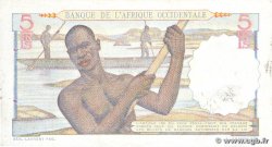 5 Francs AFRIQUE OCCIDENTALE FRANÇAISE (1895-1958) 1943 P.36 SUP