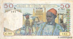 50 Francs FRENCH WEST AFRICA 1944 P.39 F