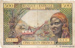 500 Francs type 1963C CONGO 1963 A.208a fSGE