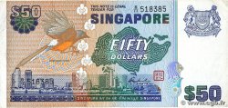 50 Dollars SINGAPORE 1976 P.13b F+