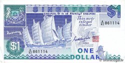 1 Dollar SINGAPUR 1987 P.18a MBC+