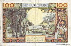 100 Francs type 1962D GABóN 1963 A.235a BC+