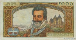 5000 Francs HENRI IV FRANCE 1958 F.49.07 TTB