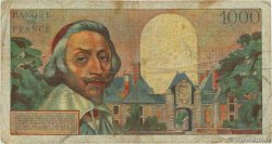 10 NF sur 1000 Francs RICHELIEU FRANCE 1957 F.53.01 B+