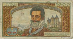 50 NF sur 5000 Francs HENRI IV FRANCIA 1958 F.54.01 BC