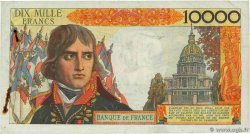 100 NF sur 10000 Francs BONAPARTE Numéro radar FRANCE 1958 F.55.01 VF-