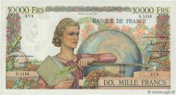 10000 Francs GÉNIE FRANÇAIS FRANCIA 1951 F.50.47 q.SPL