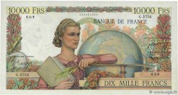 10000 Francs GÉNIE FRANÇAIS FRANCIA 1952 F.50.58 MBC+