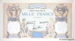 1000 Francs CÉRÈS ET MERCURE type modifié FRANCE 1940 F.38.49
