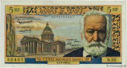 5 Nouveaux Francs VICTOR HUGO FRANCE 1960 F.56.05