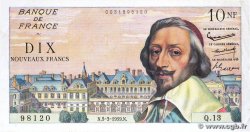10 Nouveaux Francs RICHELIEU FRANCE 1959 F.57.01