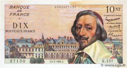 10 Nouveaux Francs RICHELIEU FRANCE 1961 F.57.13