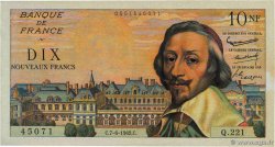 10 Nouveaux Francs RICHELIEU FRANCE 1962 F.57.19