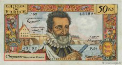 50 Nouveaux Francs HENRI IV FRANCE 1961 F.58.06 pr.TTB