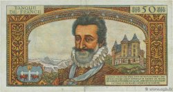 50 Nouveaux Francs HENRI IV FRANCE 1961 F.58.06 pr.TTB