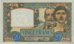 20 Francs TRAVAIL ET SCIENCE FRANCE 1941 F.12.20