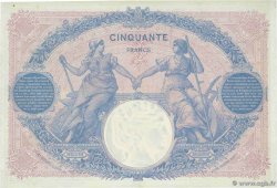 50 Francs BLEU ET ROSE FRANCE 1913 F.14.26 TTB
