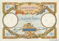 50 Francs LUC OLIVIER MERSON type modifié FRANCE 1933 F.16.04 SUP