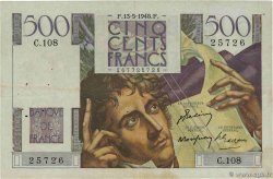500 Francs CHATEAUBRIAND FRANCE 1948 F.34.08 TB+