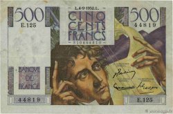 500 Francs CHATEAUBRIAND FRANCE 1952 F.34.10