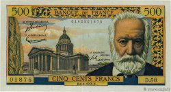 500 Francs VICTOR HUGO FRANKREICH 1955 F.35.04 VZ+