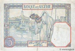 5 Francs ALGERIA 1941 P.077b VF
