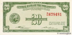 20 Centavos PHILIPPINES 1949 P.129a AU