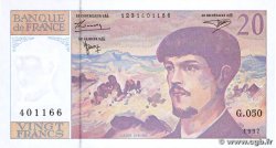 20 Francs DEBUSSY Modifié FRANCIA 1997 F.66ter.02 SC+