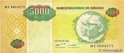 5000 Kwanzas Reajustados ANGOLA 1995 P.136 F