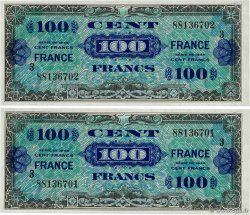 100 Francs FRANCE Consécutifs FRANCE 1945 VF.25.03