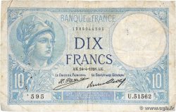 10 Francs MINERVE FRANCE 1928 F.06.13