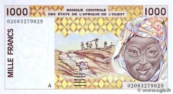 1000 Francs WEST AFRICAN STATES 2002 P.111Ak