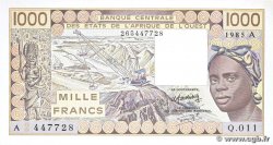 1000 Francs WEST AFRICAN STATES 1985 P.107Af