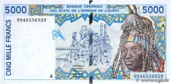5000 Francs WEST AFRICAN STATES 1999 P.113Ai