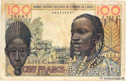 100 Francs WEST AFRIKANISCHE STAATEN 1961 P.301Cc SGE