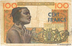 100 Francs WEST AFRIKANISCHE STAATEN 1961 P.301Cc SGE